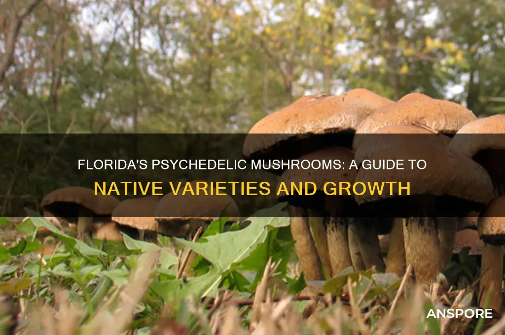 what psychedelic mushrooms grow in florida