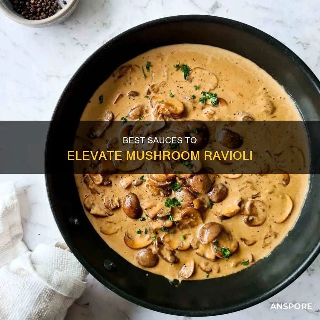 what sauce for mushroom ravioli