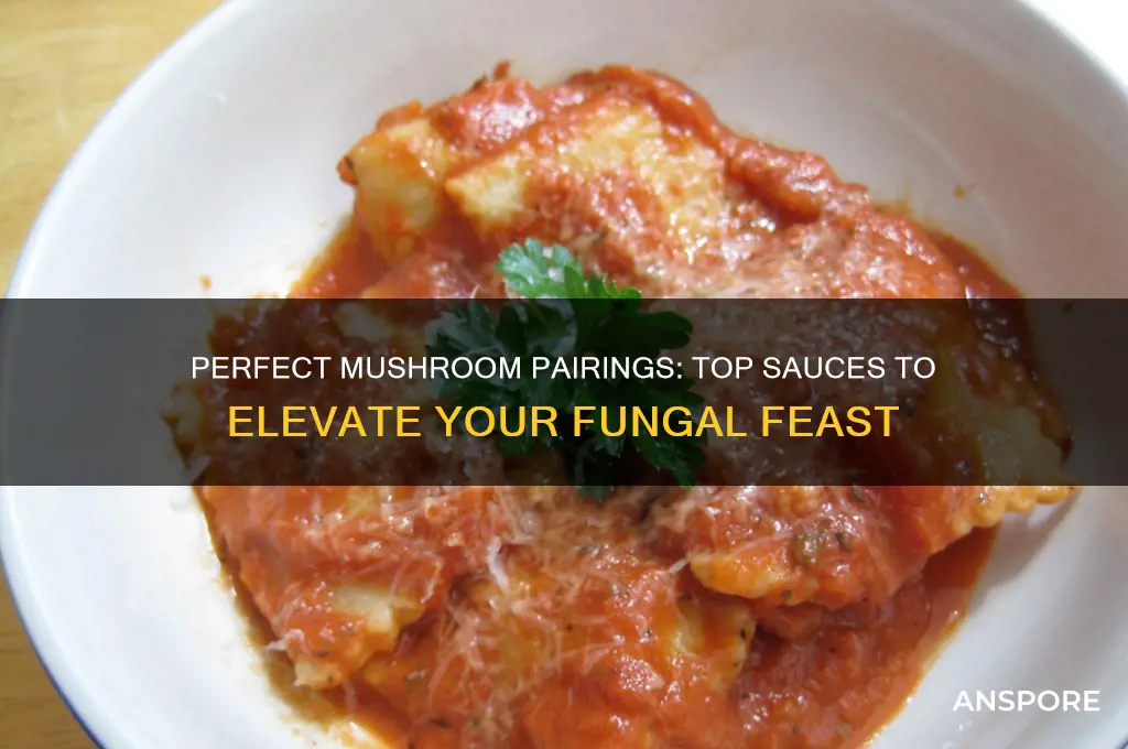 what sauce goes good with mushrooms
