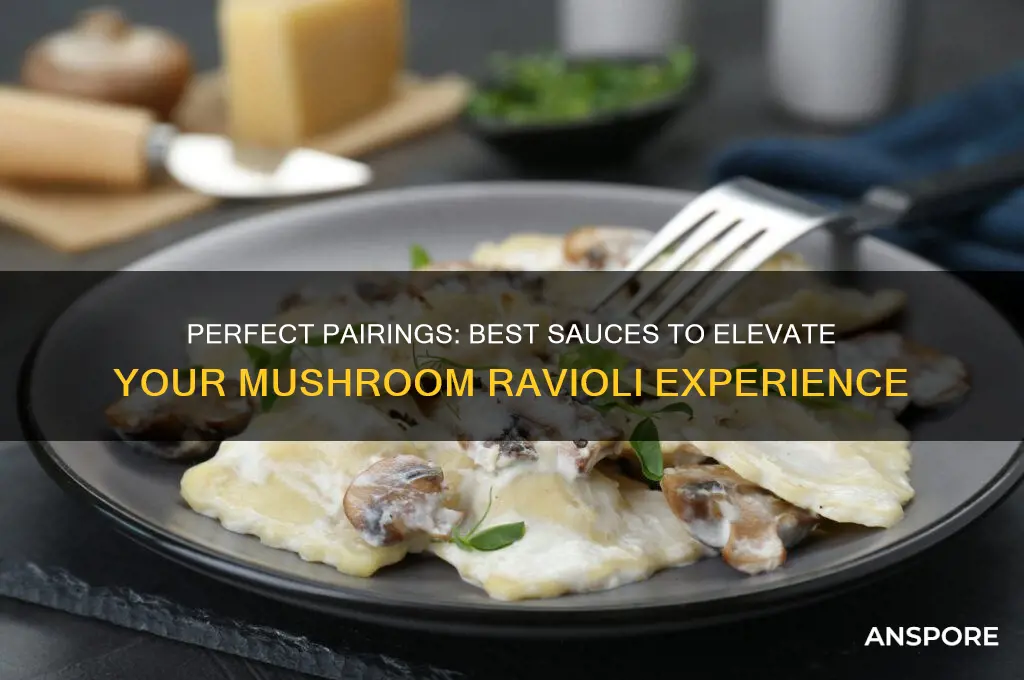 what sauce to eat with mushroom ravioli