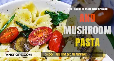 Creamy Garlic Parmesan Sauce: Perfect Pairing for Spinach Mushroom Pasta