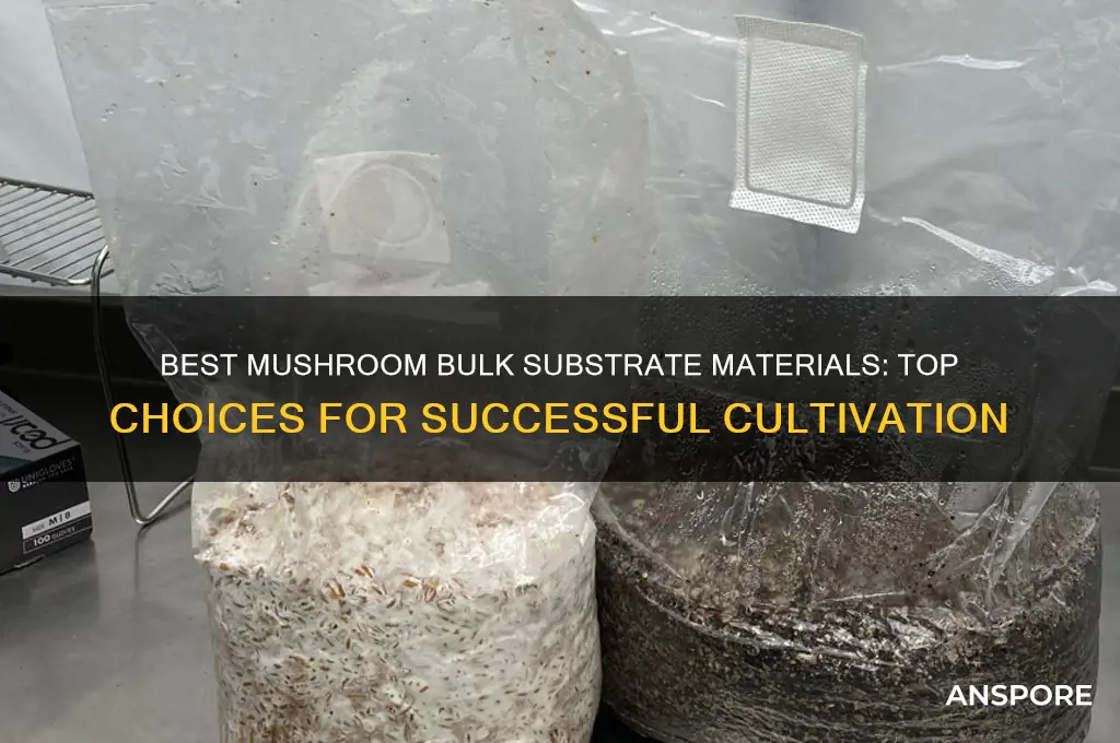 what should i make my mushrooms bulk substrate out of