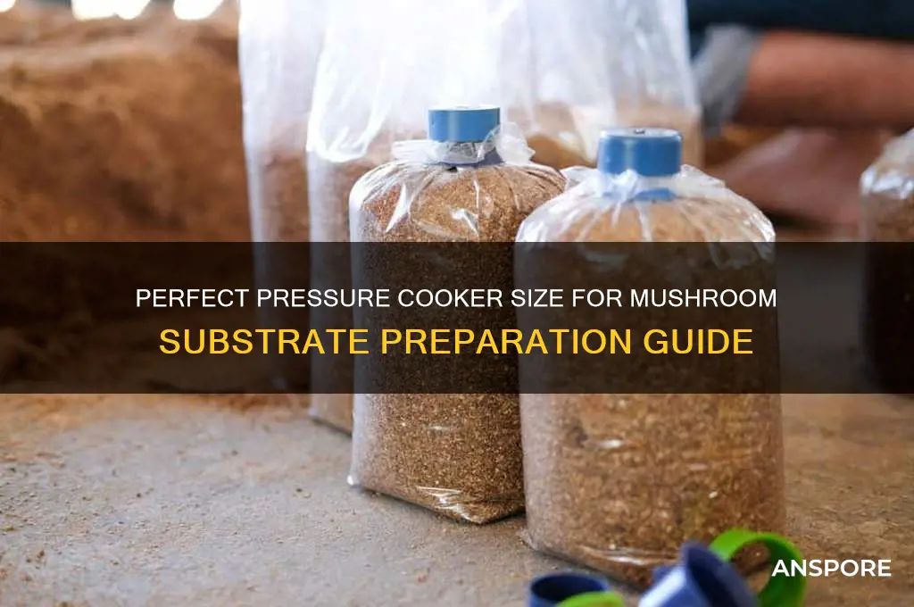 what size pressure cooker mushroom substrate