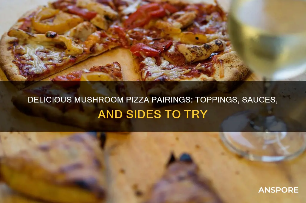 what tastes good with mushroom pizza