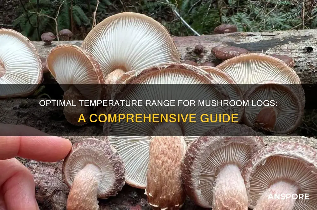 what temp can my mushroom logs handle