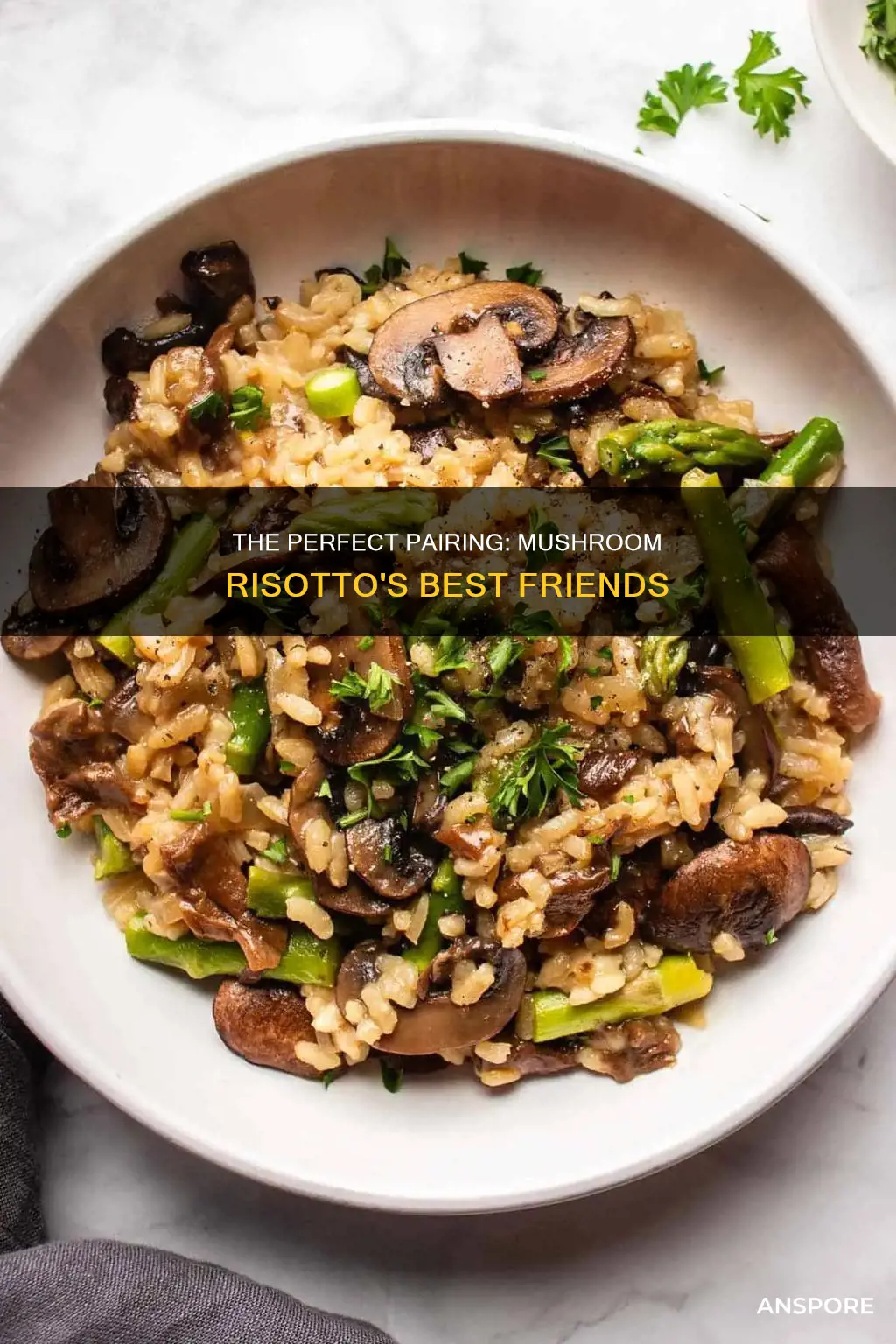 what to accompany mushroom risotto