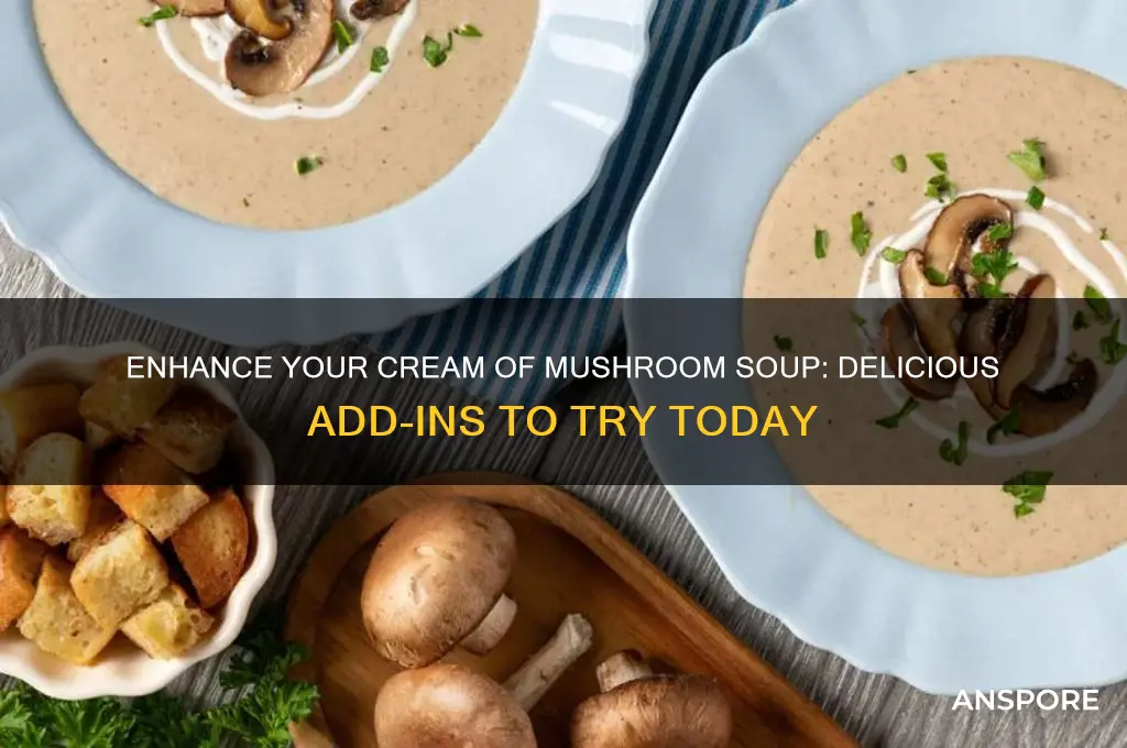 what to add in cream of mushroom soup