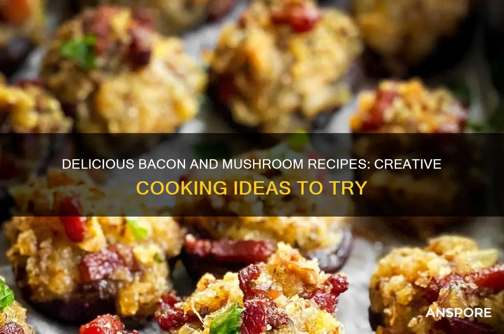what to cook with bacon and mushrooms