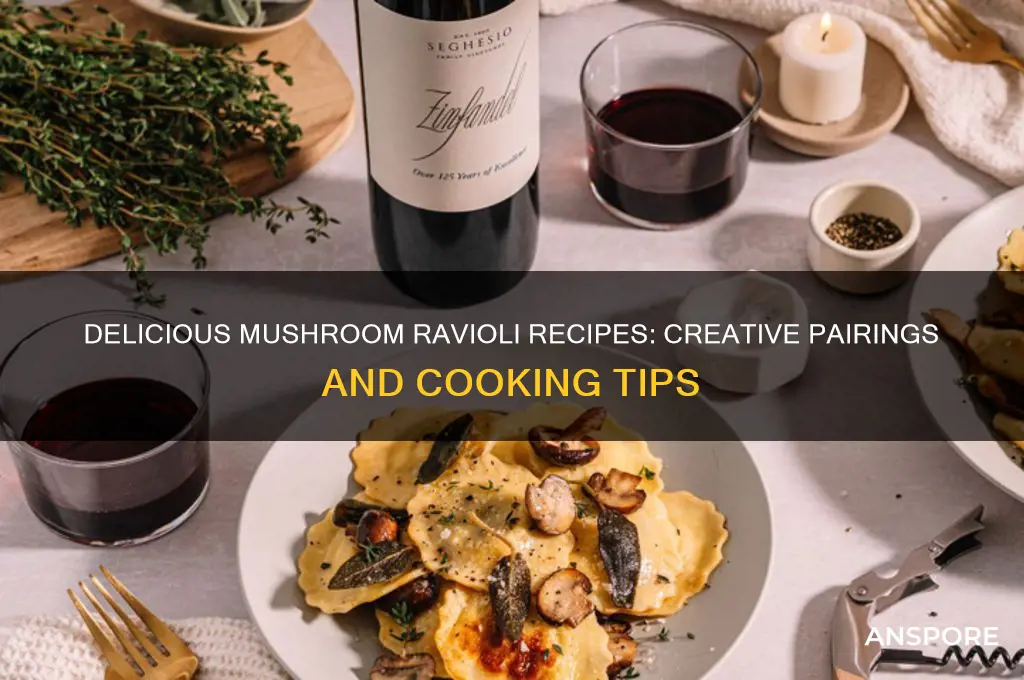 what to cook with mushroom ravioli
