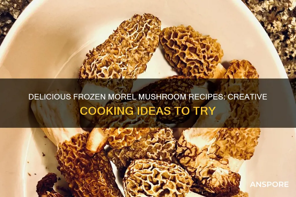 what to cook with my frozen morel mushrooms recipes