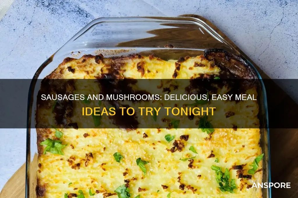 what to cook with sausages and mushrooms