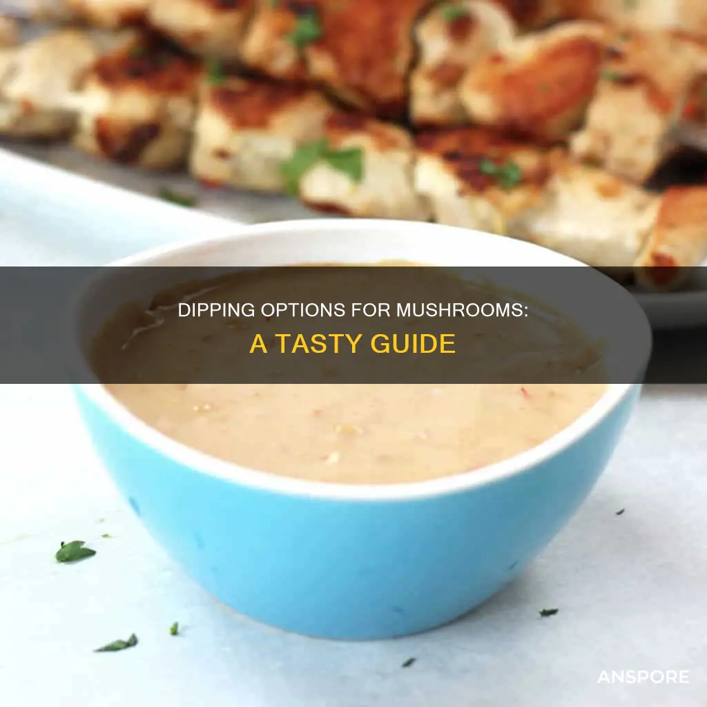 what to dip mushrooms in