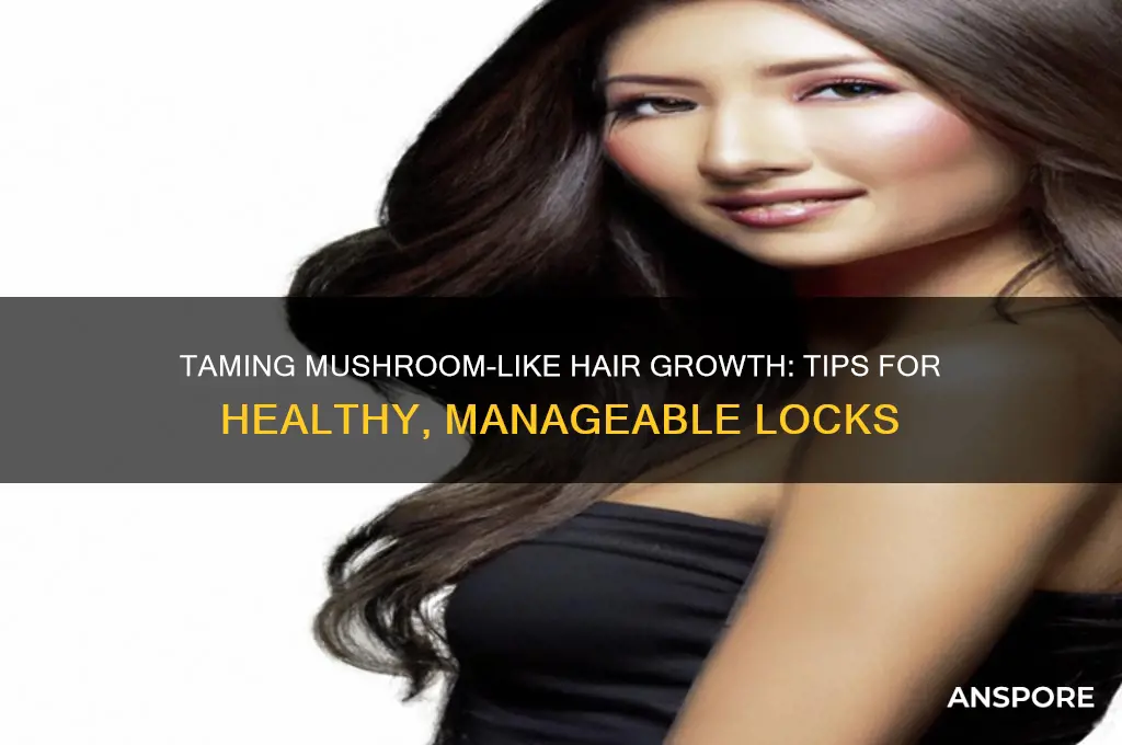 what to do if hair grows like a mushroom