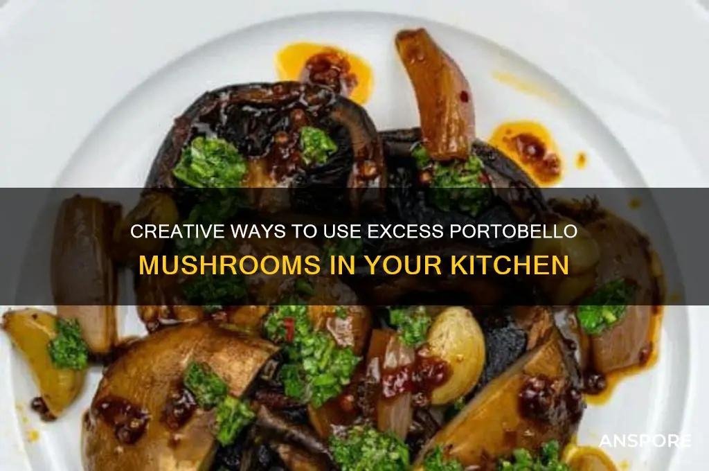 what to do with too much portobello mushrooms