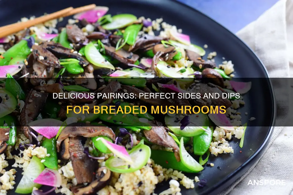 what to eat with breaded mushrooms