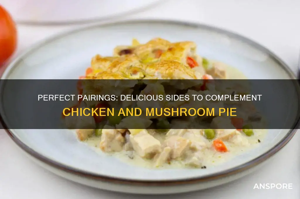 what to eat with chicken and mushroom pie