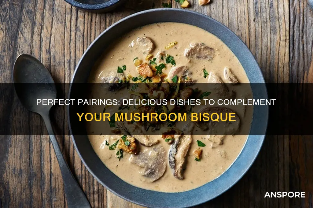 what to eat with mushroom bisque