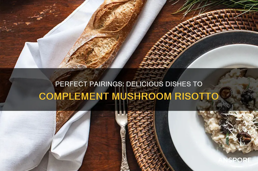 what to eat with risotto mushroom