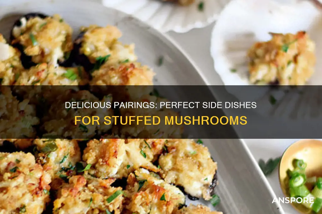 what to eat with stuffed mushrooms