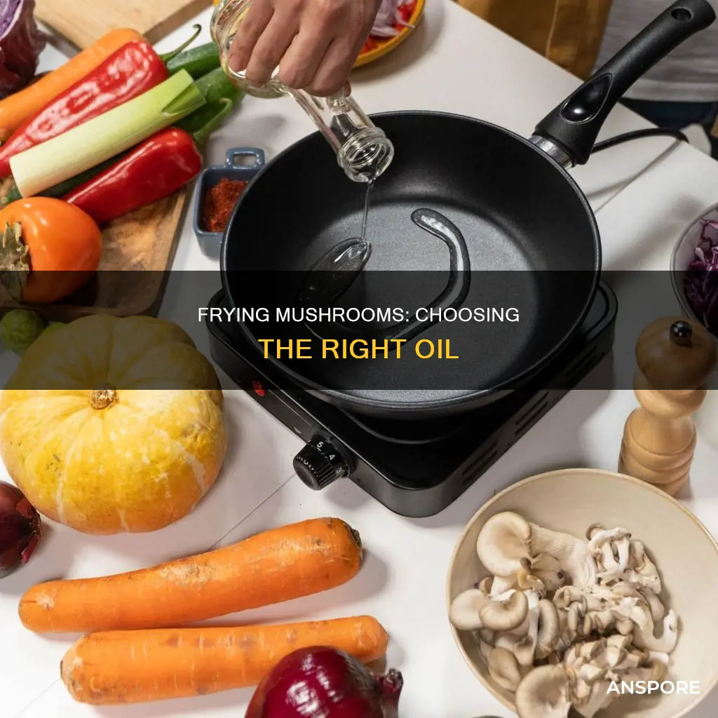 what to fry mushrooms in