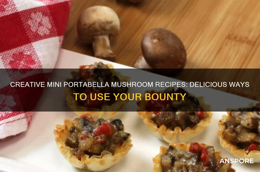 what to make with a lot of mini portabella mushrooms