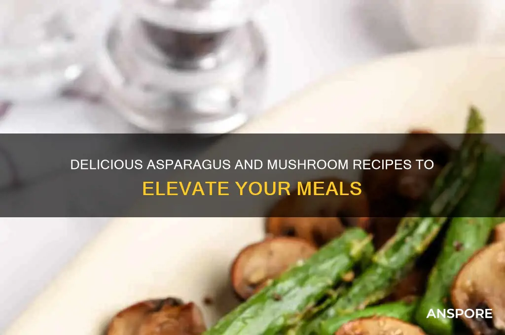 what to make with asparagus and mushrooms