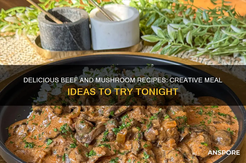 what to make with beef and mushrooms