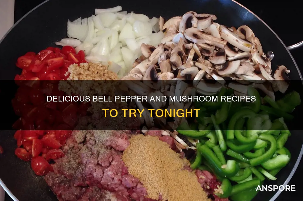 what to make with bell peppers and mushrooms