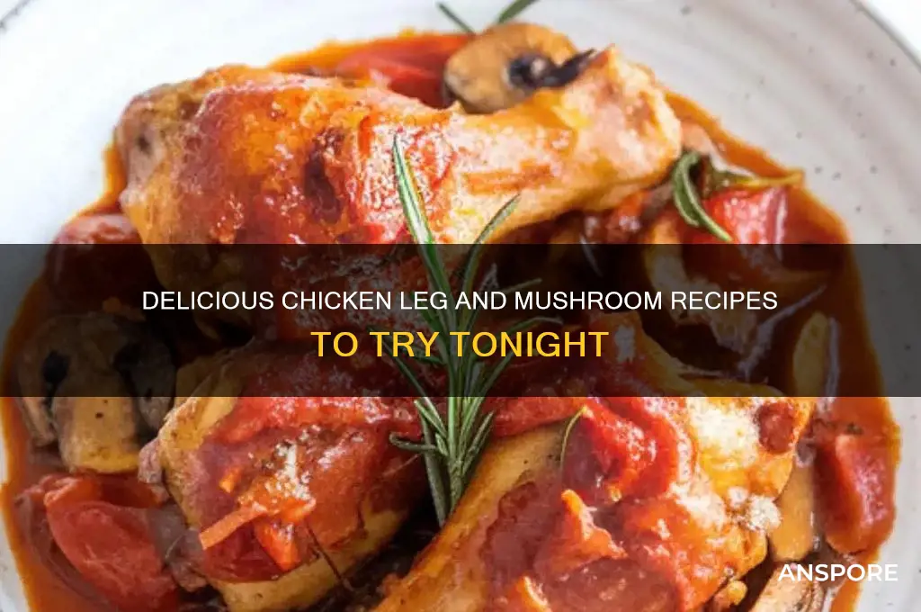 what to make with chicken legs and mushrooms