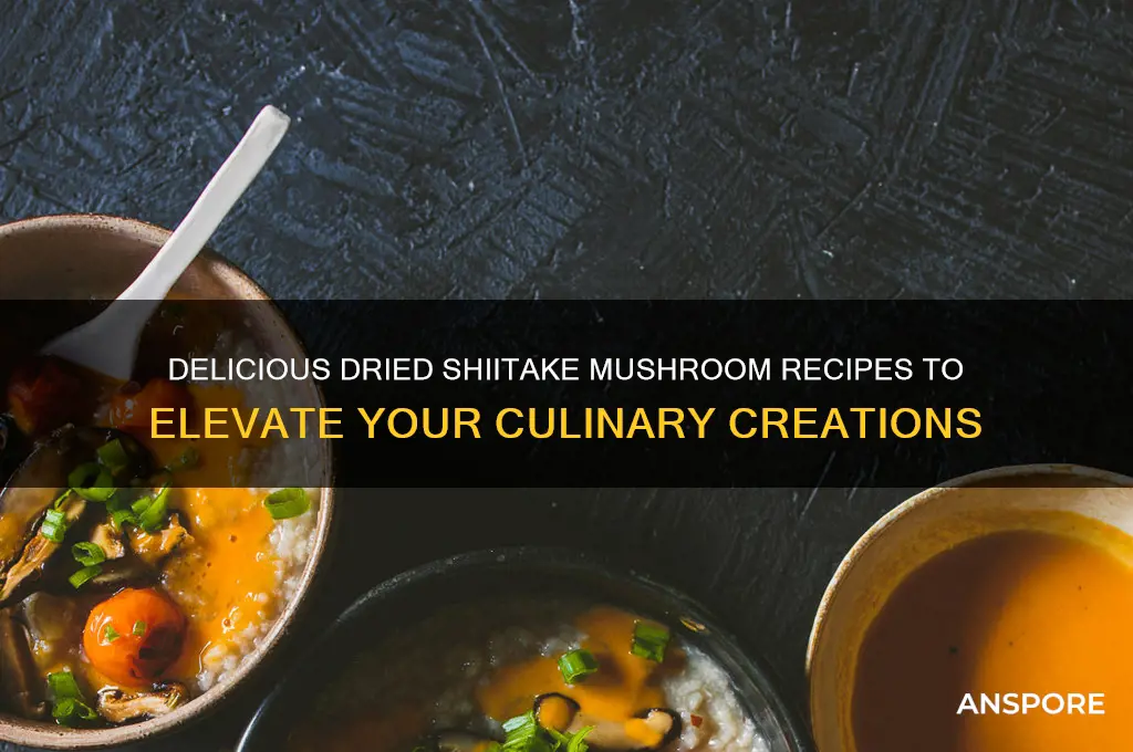 what to make with dried shiitake mushrooms