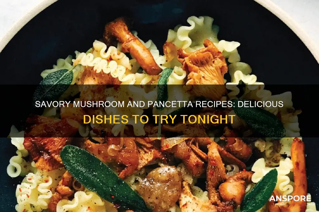 what to make with mushrooms and pancetta