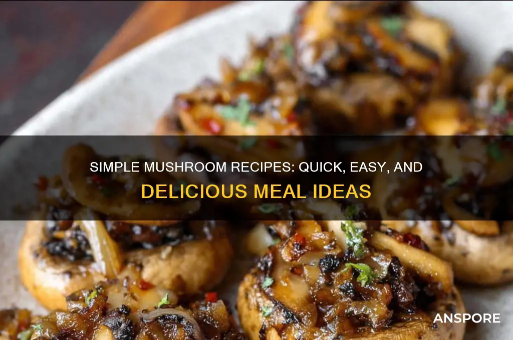 what to make with mushrooms easy