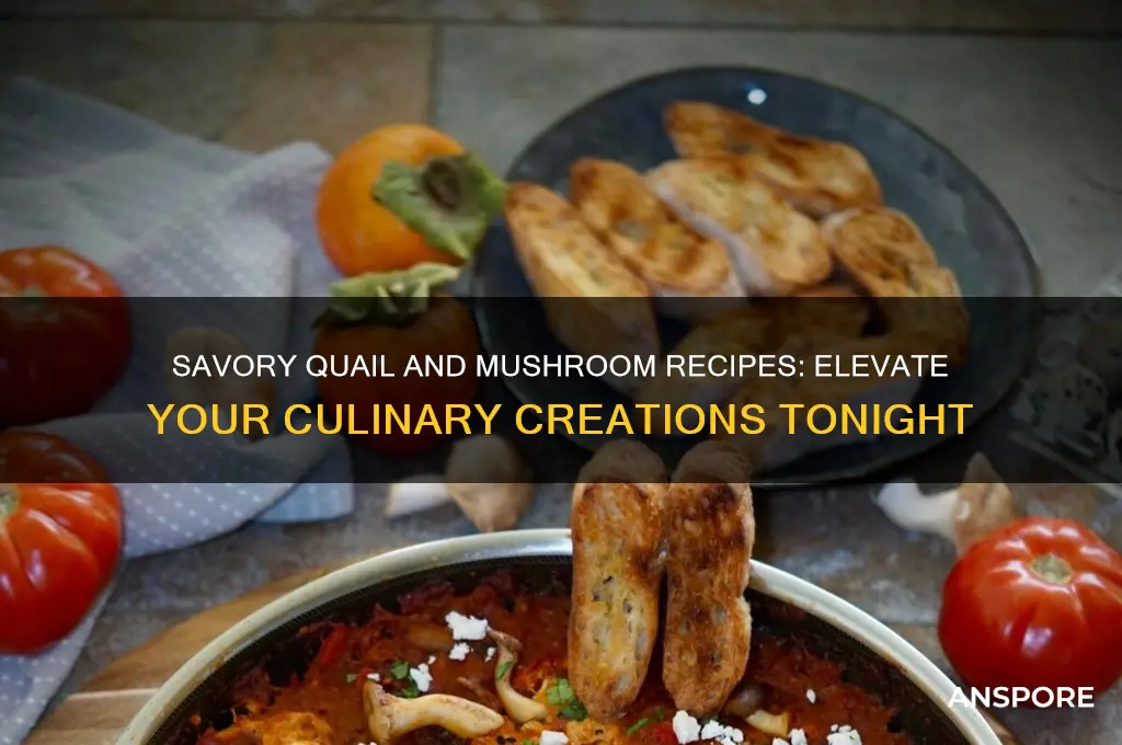 what to make with quail and mushrooms