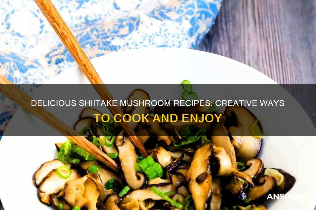 what to make with shiitake mushrooms