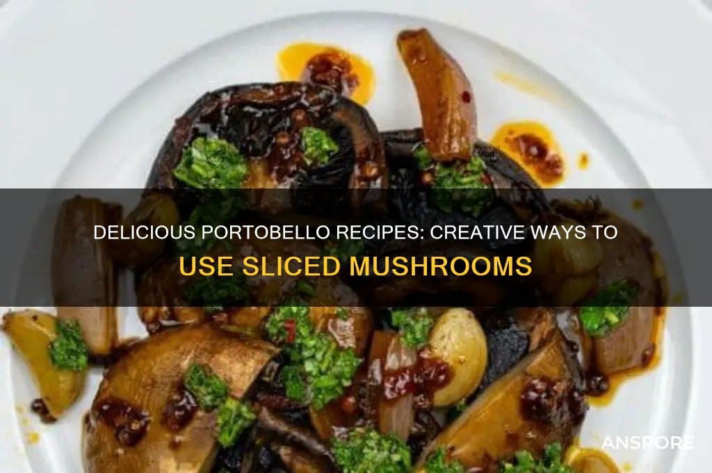 what to make with sliced portobello mushrooms