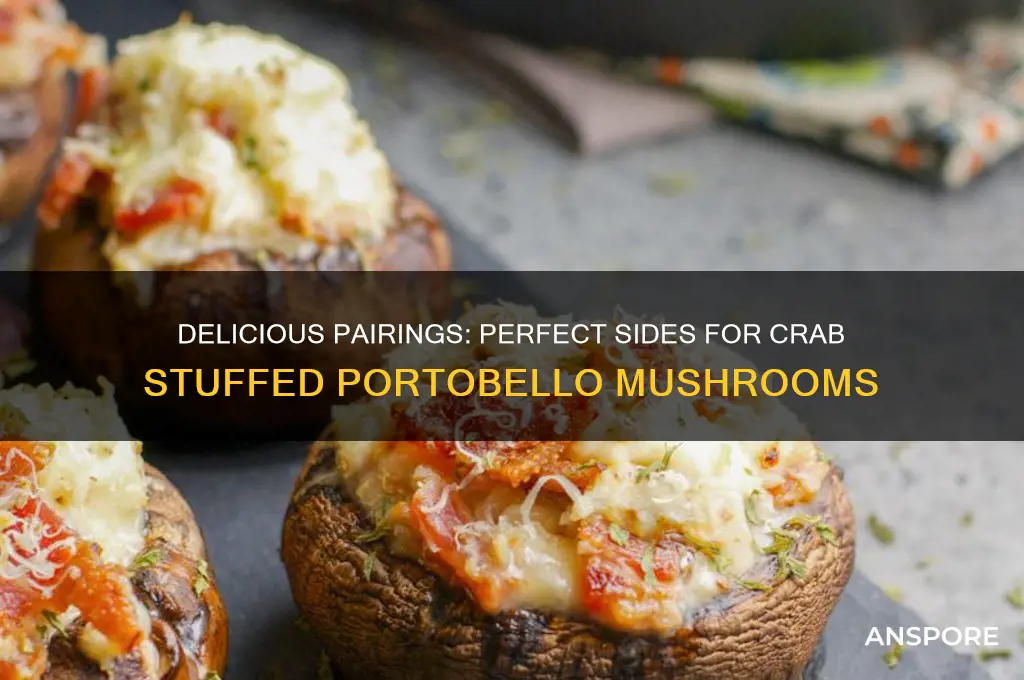 what to serve with crab stuffed portobello mushrooms