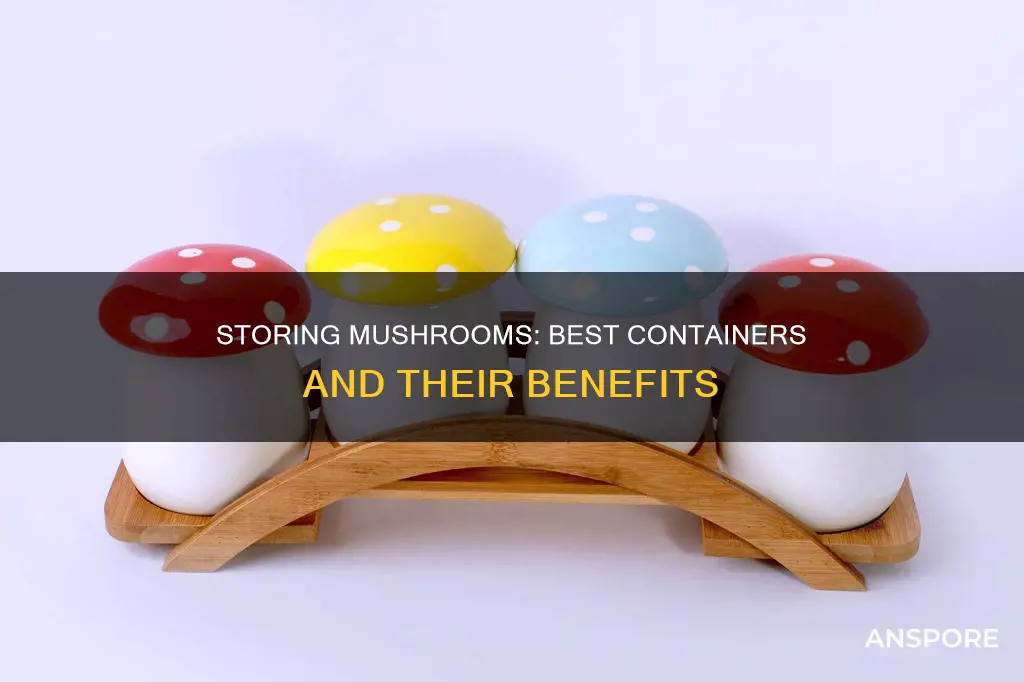 what to store mushrooms in