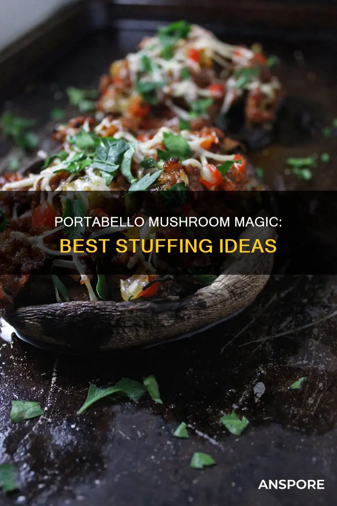 what to stuff portabello mushrooms