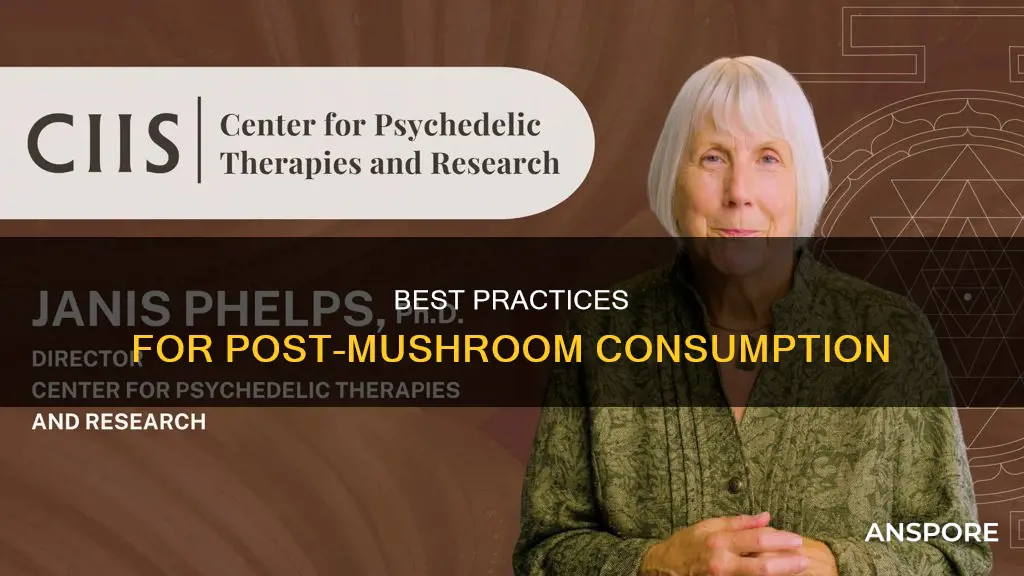 what to take after mushrooms