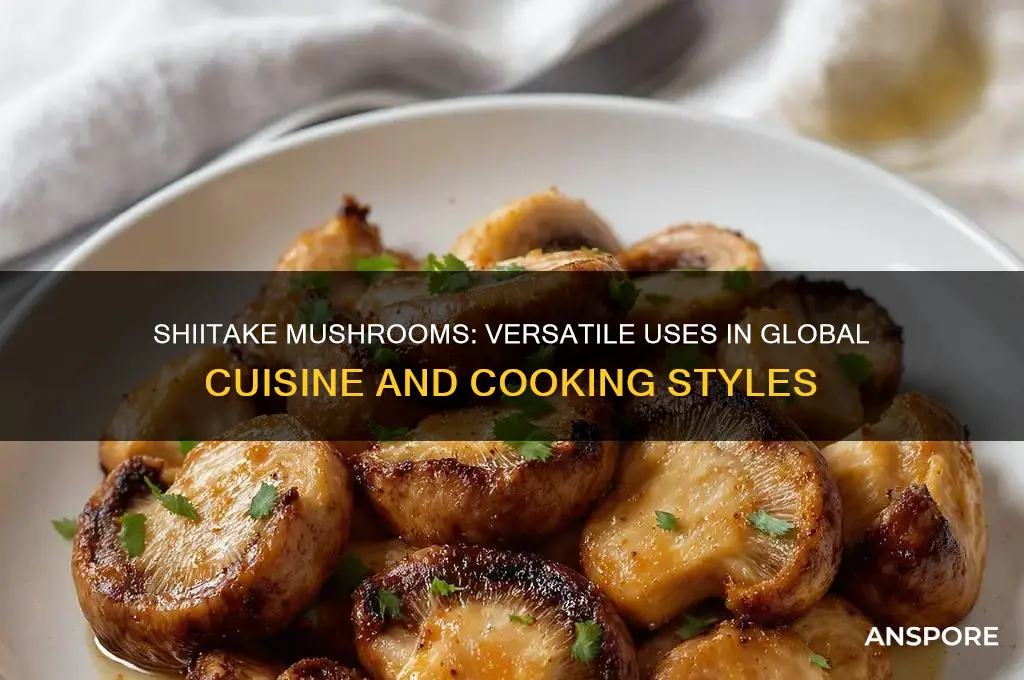 what type of cooking are shitake mushrooms used in