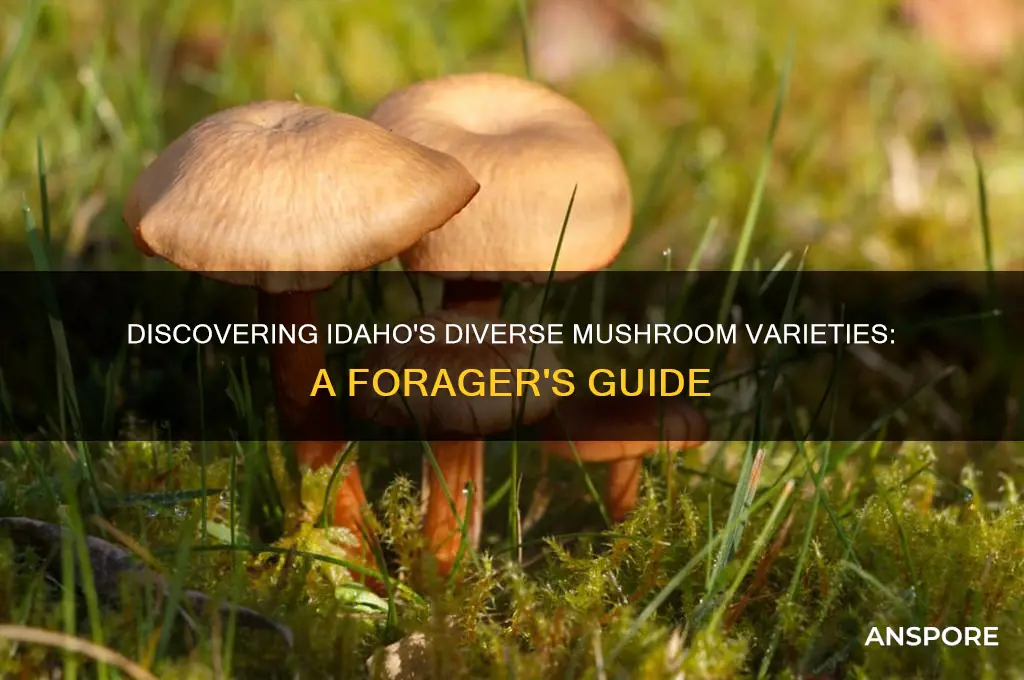 what type of mushrooms grow in idaho