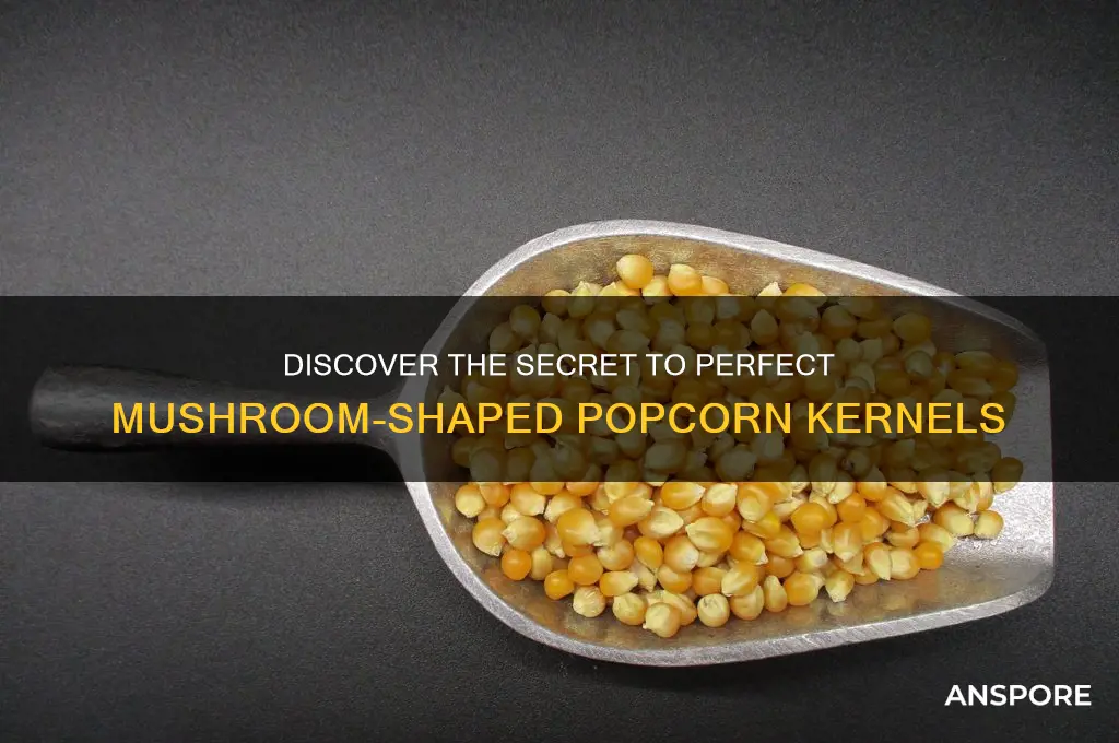 what type of popcorn makes mushroom shaped popcorn