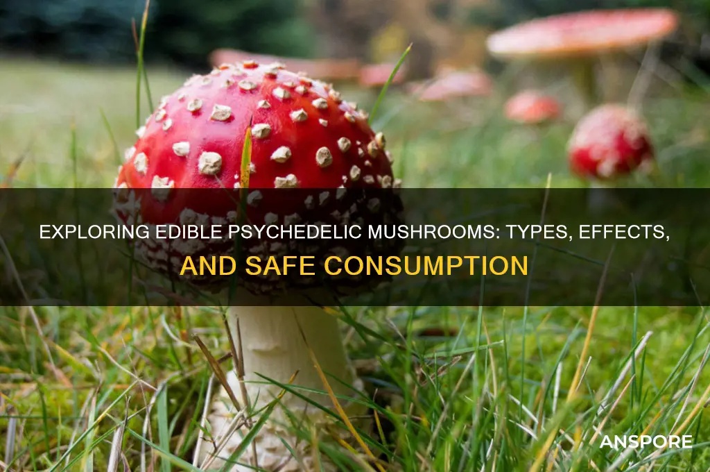 what type of psychedelic mushrooms can be eaten