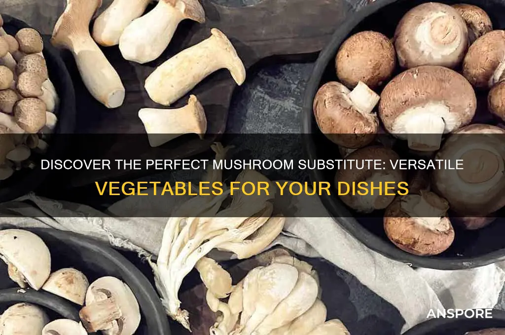 what vegetable can be used in dishes needing mushrooms