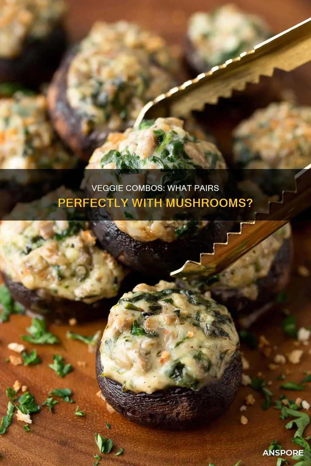 what vegetable goes with mushrooms