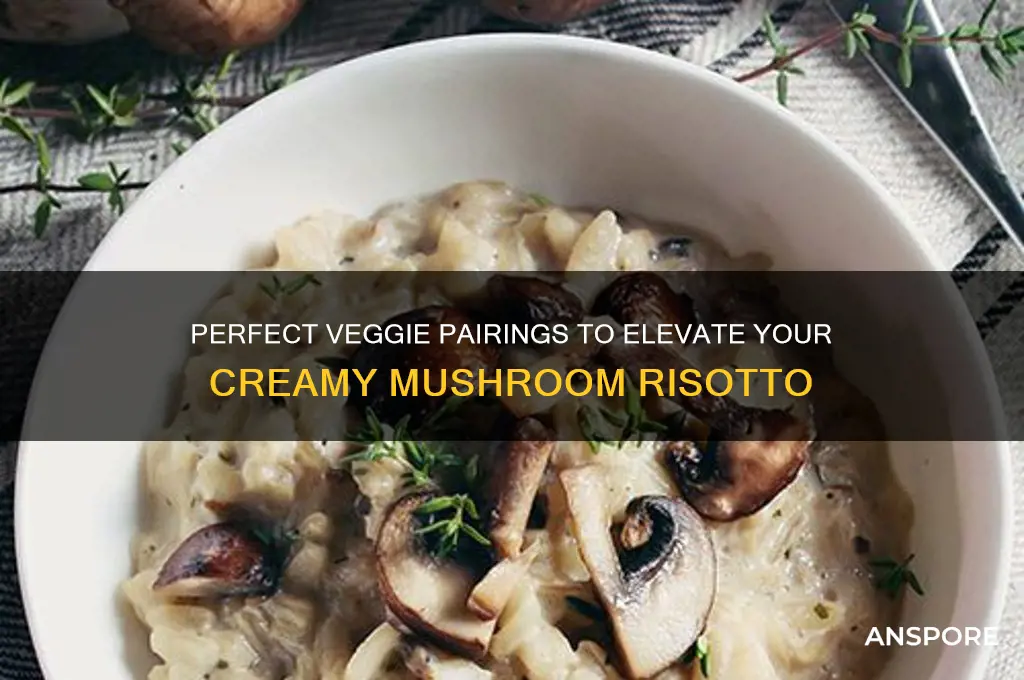 what veggie goes good with mushroom risotto