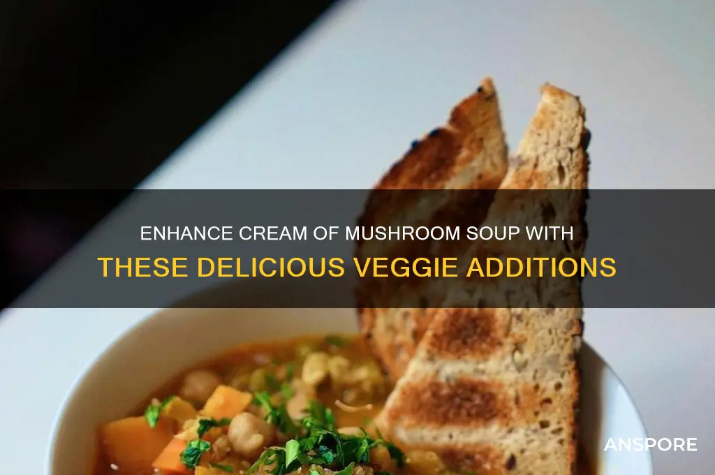 what veggies can you add to cream of mushroom soup