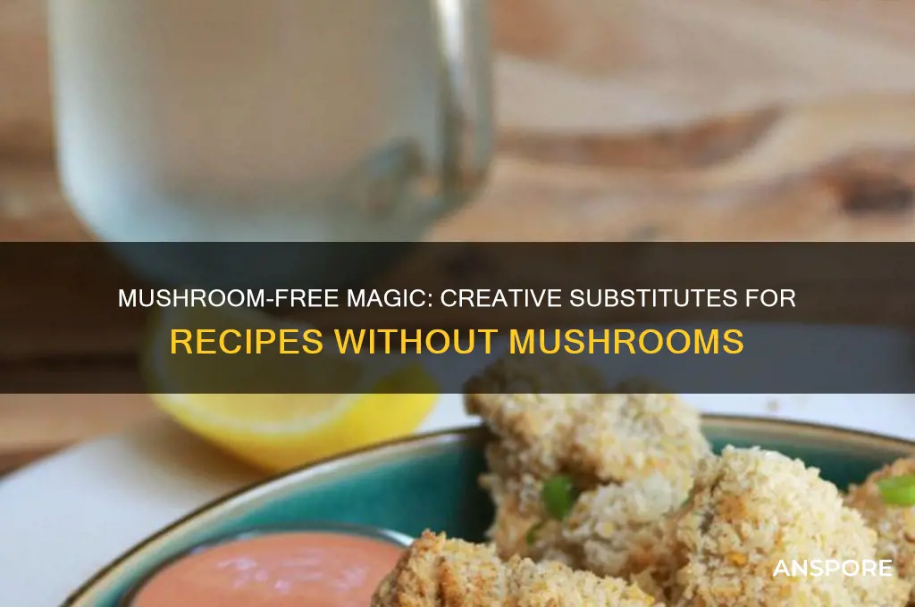 what you can you replace mushrooms with in a recipe