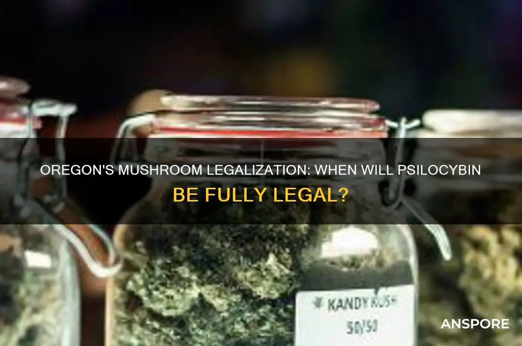 when are mushrooms legal in oregon