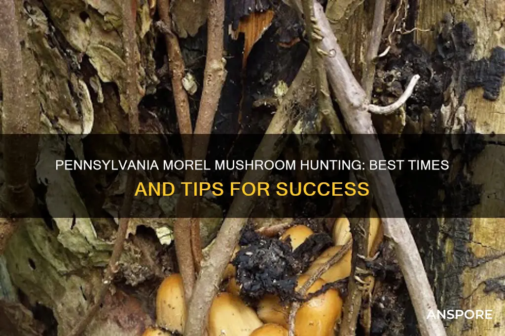 when can you find morel mushrooms in pennsylvania
